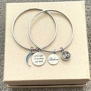 BCBGeneration Bangle Bracelets - Balance and Love You to the Moon and Back